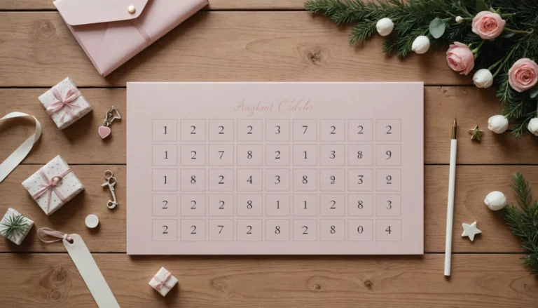 chiffre calendrier de l'avent à imprimer gratuit