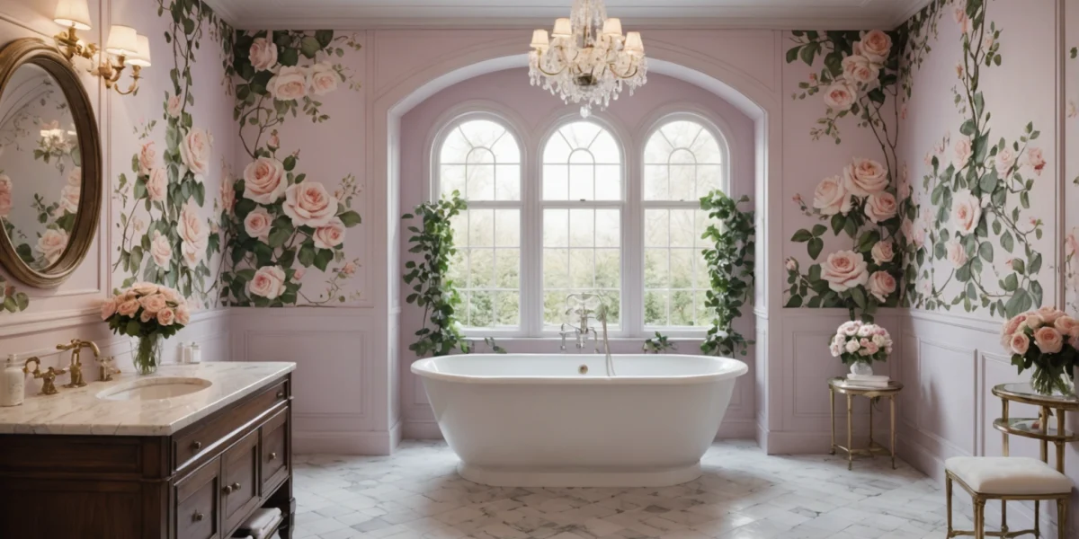 Inspiration_Féminine:_Créer_une_Fresque_en_Carrelage_dans_votre_Salle_de_Bain